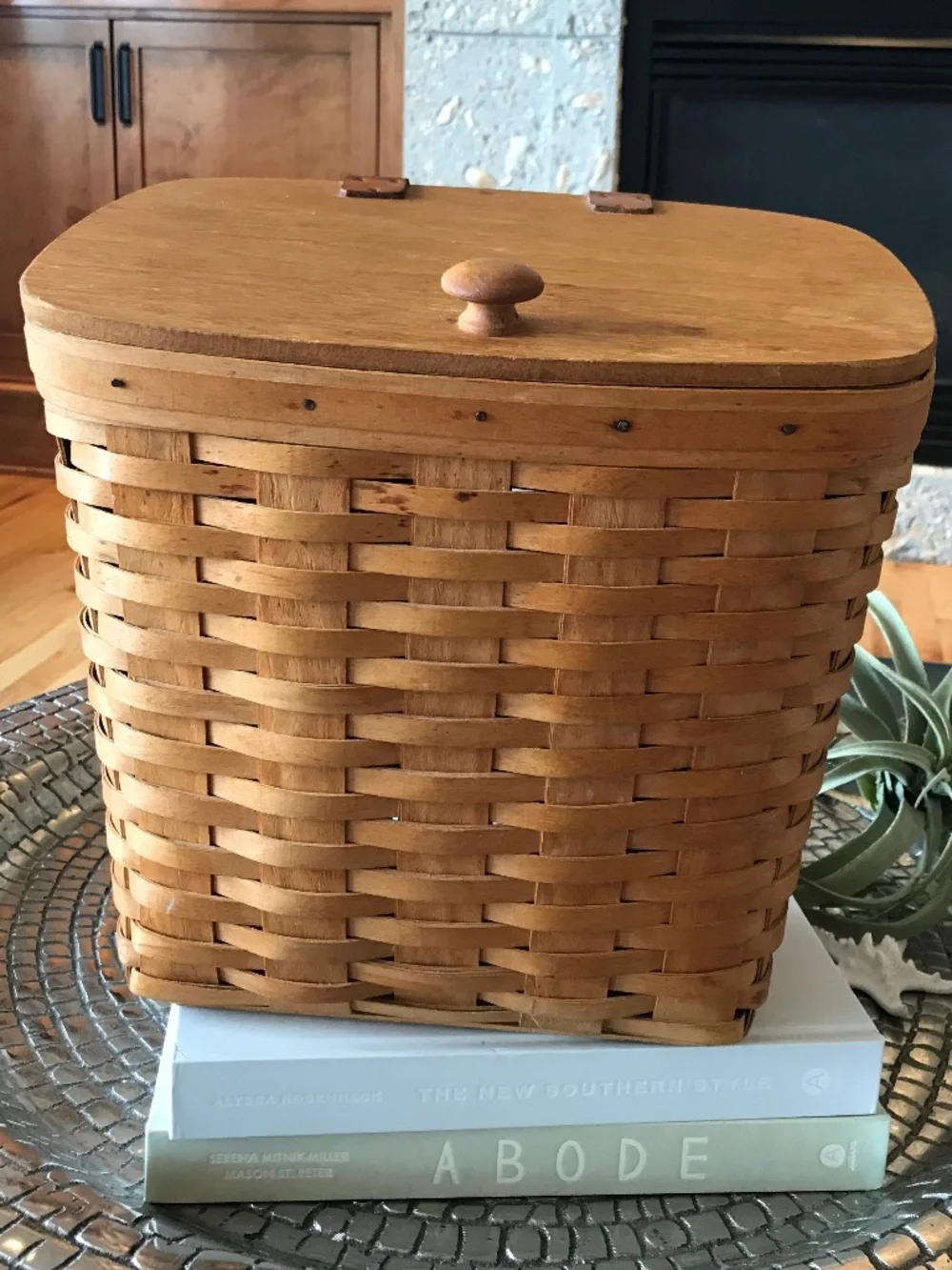 FARMHOUSE 🔥 RUSTIC COTTAGE SHABBY CHIC 1995 MAIL BASKET
